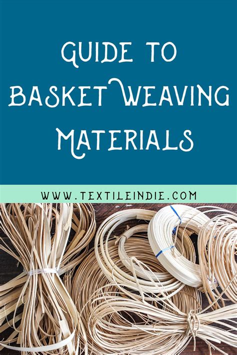 Beginners Guide To Basket Weaving Materials Artofit