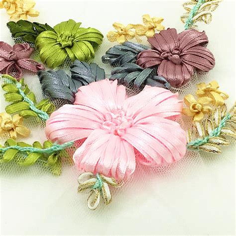 Ribbon Embroidered Applique – The Gilded Girls™