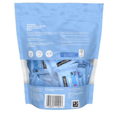 Neutrogena Makeup Remover Wipes Plant Based Single Towelettes Gently