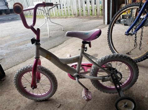 ***reduced GIRLS 12 INCH WHEELED BICYCLE WITH TRAINING WHEELS | Kids ...