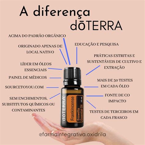 A Diferença Doterra 😍 Tudo Isso é Que Faz A Diferença Em Cada Frasco De óleo Essencial