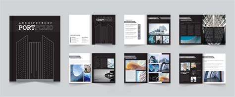 Architecture Portfolio Or Interior Design Template | EPS Free Download ...