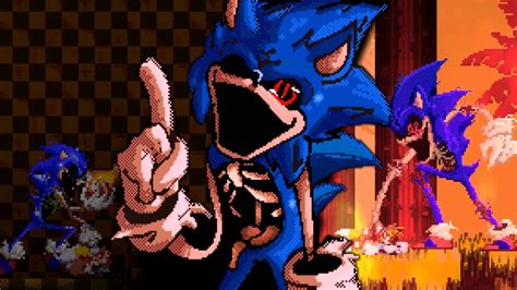 SCARIER THAN SONIC EYX SONIC EXE ONE LAST ROUND SONIC 1 2 3 ROM