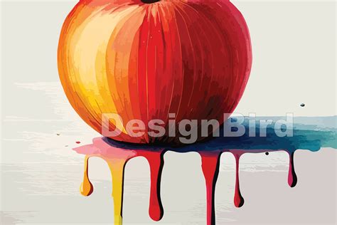 Apple Watercolor Illustration Graphic by Designbird · Creative Fabrica