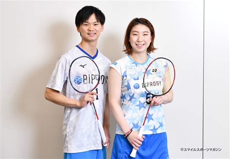 渡辺勇大×東野有紗 スマイルスポーツマガジン・コンビ対談 バドスピ Badminton Spirit