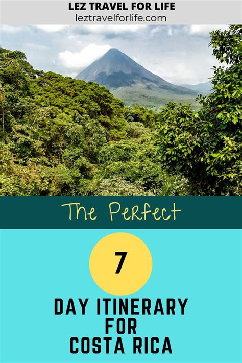 The Perfect 7 Day Itinerary For Costa Rica Costa Rica Travel Visit