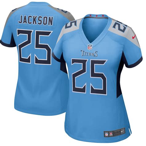 Women's Tennessee Titans Adoree' Jackson Nike Light Blue Player Game Jersey