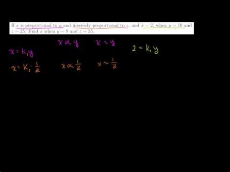 Proportionality ( Video ) | Algebra | CK-12 Foundation