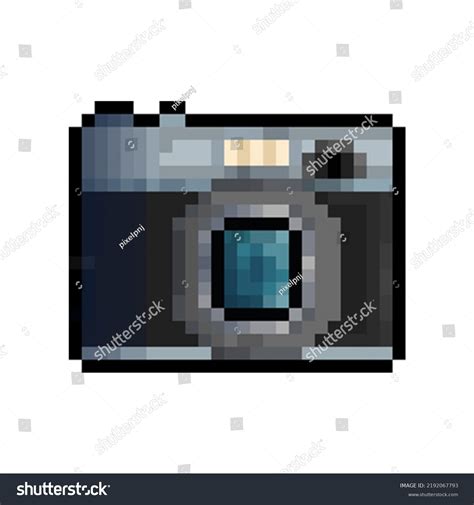 Camera Pixel Art 32 Bit Stock Vector Royalty Free 2192067793