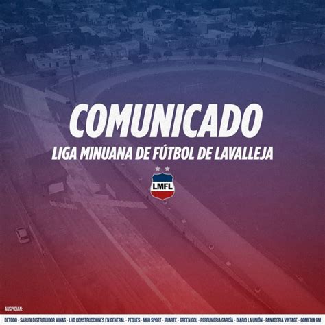 Comunicado de la Liga Minuana de Fútbol de Lavalleja Liga Minuana de