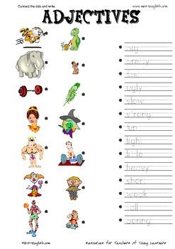 Adjectives worksheets appearance by WeTheBestTeachers | TPT