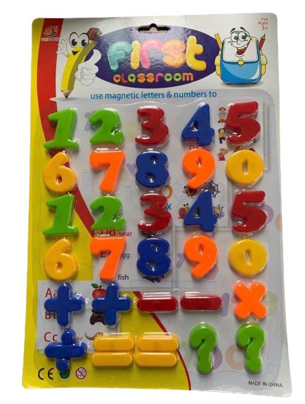 Set Cifre Magnetice De Piese Andrei Toys