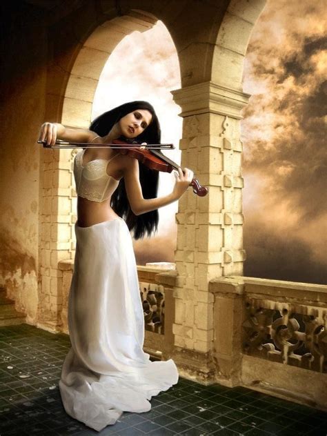 Lovely Women Playing The Violin Violin Music Art Photography Poses