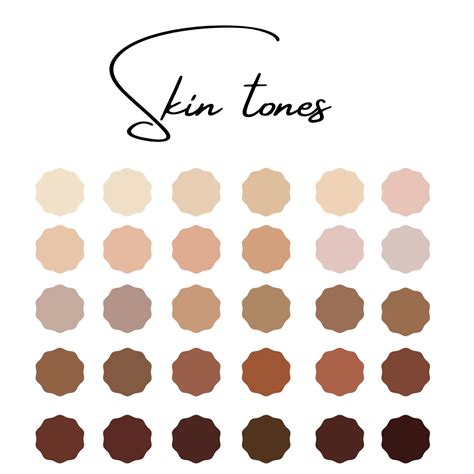 Free Procreate Color Palettes Skin Tones Swatches Create Color