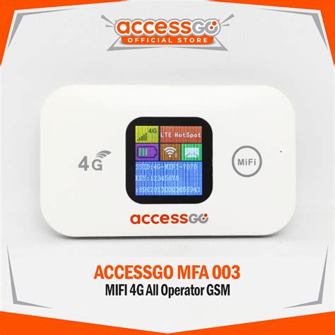 Jual Modem Wifi Accessgo Mifi Mfa G With Display All Operator Gsm