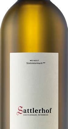 Sattlerhof Morillon Gamlitz Bio Südst Dac 2023 0 75L Goldrichtiger