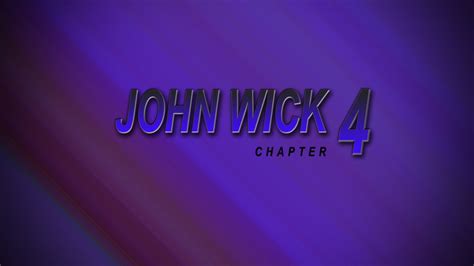 John Wick Chapter Logo X