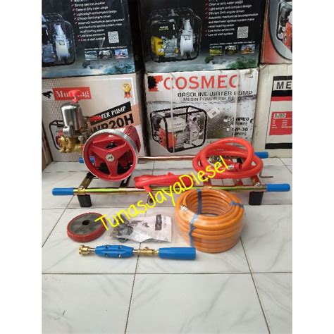 Jual Paket Power Sprayer Dudukan Steam Selang Stik Shopee