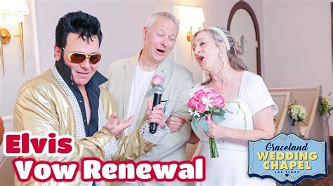 Kathryn Steve S Elvis Vow Renewal In Las Vegas Graceland Chapel