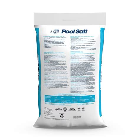 Suresoft 40 Lb Bag Of High Purity Salt For Salt Water Pools Saber Sales And Service