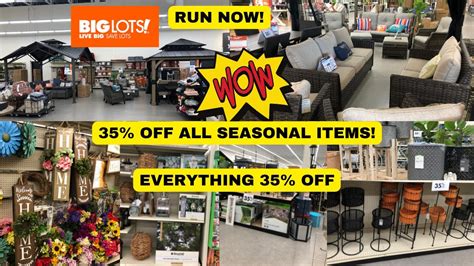 🔥big Lots Seasonal Items 35 Off Sale Ends Saturday 052122 Youtube