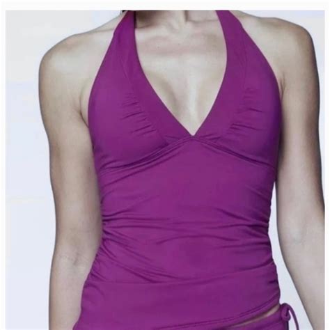 Athleta Tops Nwt Athleta Shirrendipity Halter Tankini Xs Poshmark