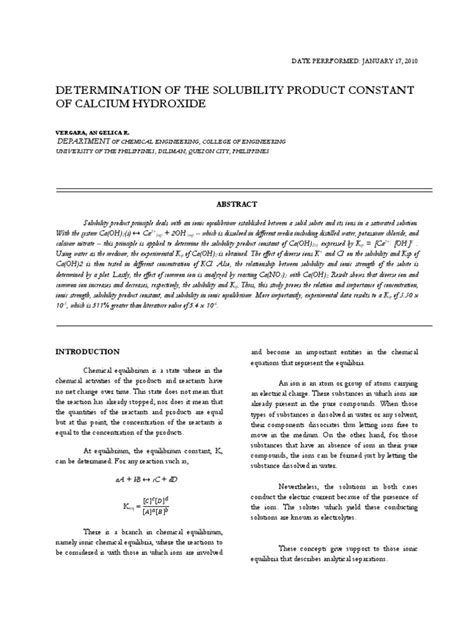 Chem 17 - DETERMINATION OF THE SOLUBILITY PRODUCT CONSTANT OF CALCIUM ...