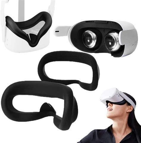 Protector Silicona Facial Oculus Quest Vr Realidad Virtual Env O Gratis