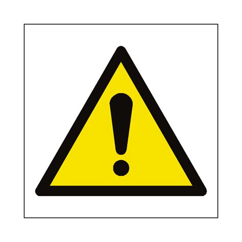 General Hazard Symbol Label– Safety-Label.co.uk