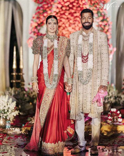 Natasa Hardik S Wedding Looks Were Designed By Get Ahead