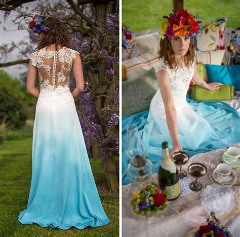 Dyed Wedding Dresses Bring Color To That Special Day Demilked