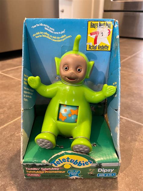 Vintage 1998 Playskool Teletubbies Dipsy Toddlin Teletubby Etsy