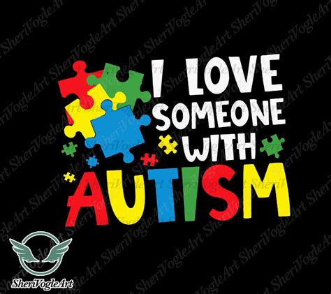 I Love Someone With Autism Svg Autism Svg Awareness Svg Autism