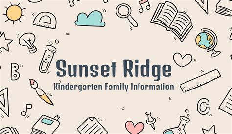 Sunset Ridge Elementary Newsletter