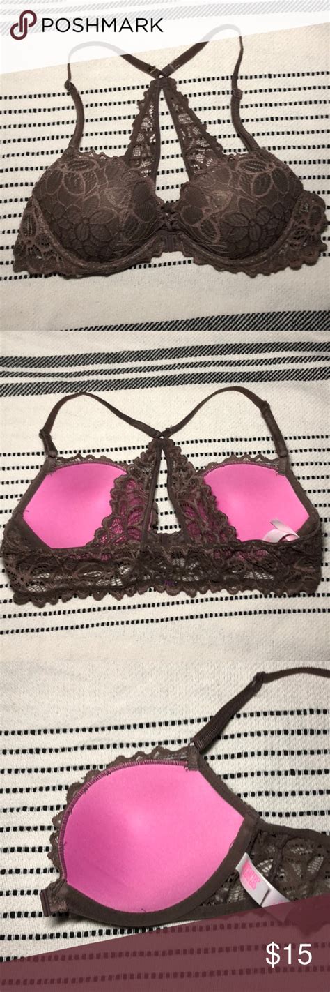 Victorias Secret PINK Lace Racerback Bra Racerback Bra Secret Pink