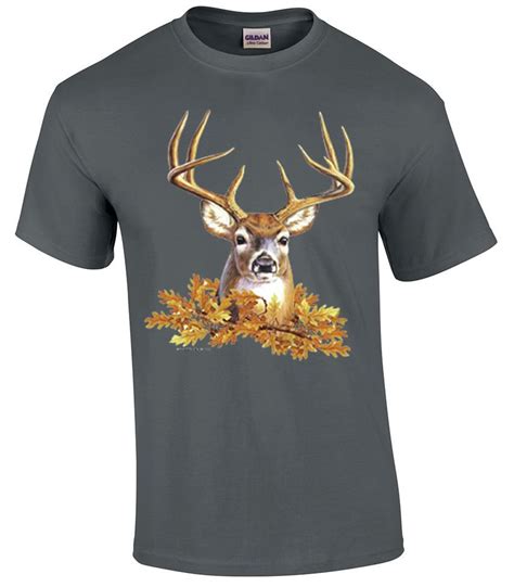 Buck Head Deer Face Rack Hunting Hunter T Shirt Ebay