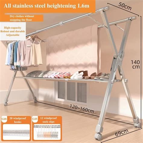 Etendoir Chauffant Electrique Etendage Linge Interieur Pliable Avec