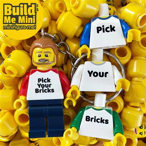 Pick Your Bricks Personalised Minifigure Made From Lego Parts