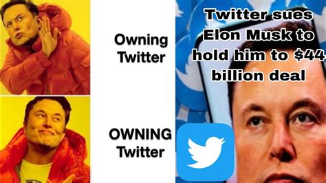 Twitter Sues Elon Musk To Hold Him To 44 Billion Deal Is Be Trolling