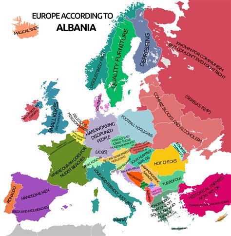 albania on map of europe 7