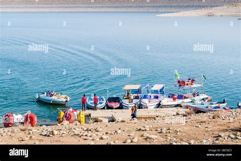 Tourists Are Enjoying At In The Mangla Dam Lake Mirpur Azad Kashmir