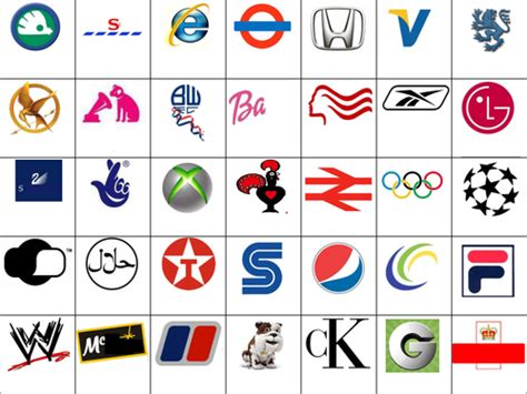 Guess the Logo Quiz Printable Uk