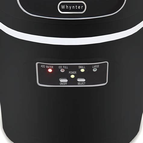 Whynter Imc Mb Compact Portable Ice Maker Lb Capacity Metallic