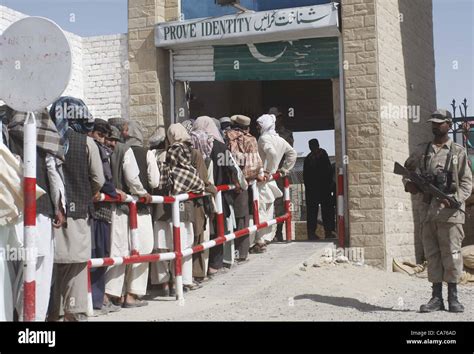 Pakistan Rangers Soldier Stand By At Pak Afghan Border Check Post