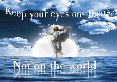 "Keep Your Eyes on Jesus" by ArtChances | Redbubble