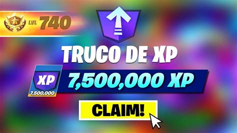 TRUCO XP INFINITA EN FORTNITE APROVECHALO BUG DE XP FORTNITE SUBIR