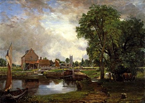 Constable - Dedham Lock and Mill, 1820, 1949.8 - Free Stock ...