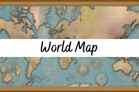 World Map Graphic by PrintYourArt · Creative Fabrica