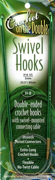 Crochet On The Double Double Ended Swivel CROCHET HOOKS H 8 5mm Annie