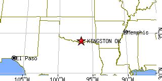 Kingston, Oklahoma (OK) ~ population data, races, housing & economy